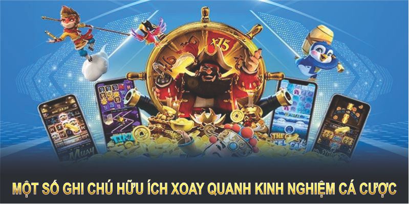 Một số ghi chú hữu ích xoay quanh kinh nghiệm cá cược khi tham gia đặt cược